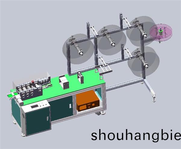 平(ping)麵(mian)一次性口(kou)罩(zhao)打片機
